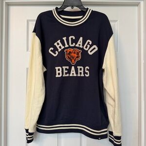 CHICAGO BEARS ATLAS BLUE SIERRA CREW SWEATSHIRT